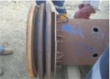 Pipe buckling testing using a gauging pig